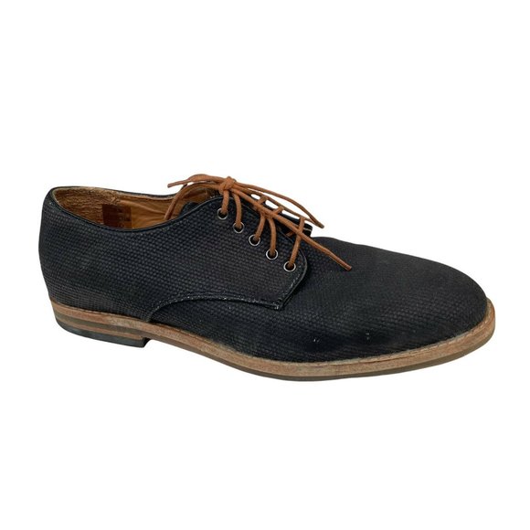 H London by Hudson woven Oxfords black mens sz 41 US 8 Lace Up main image 4